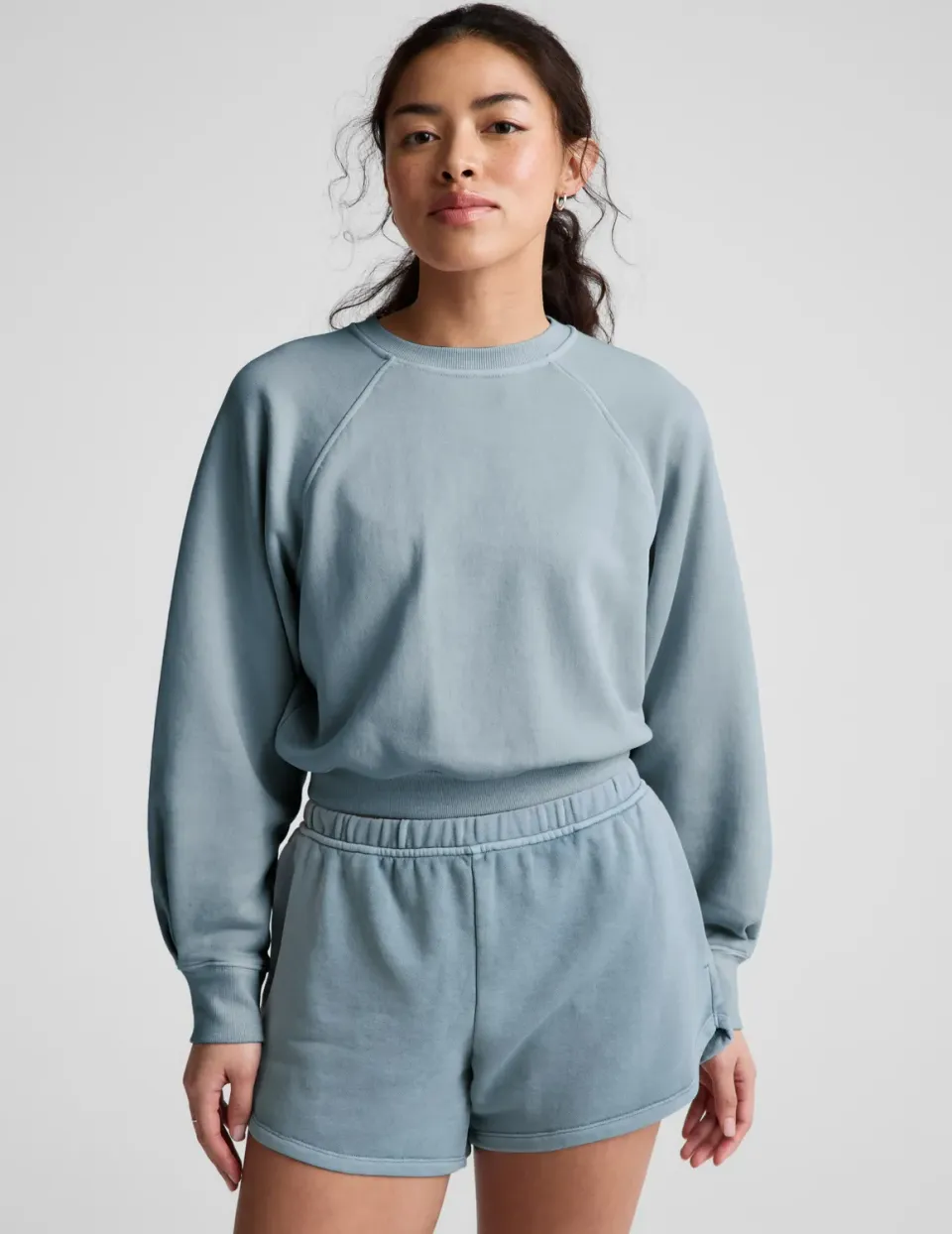 Beyond Yoga Fade Out sweatshirt navy relaxed tvättad