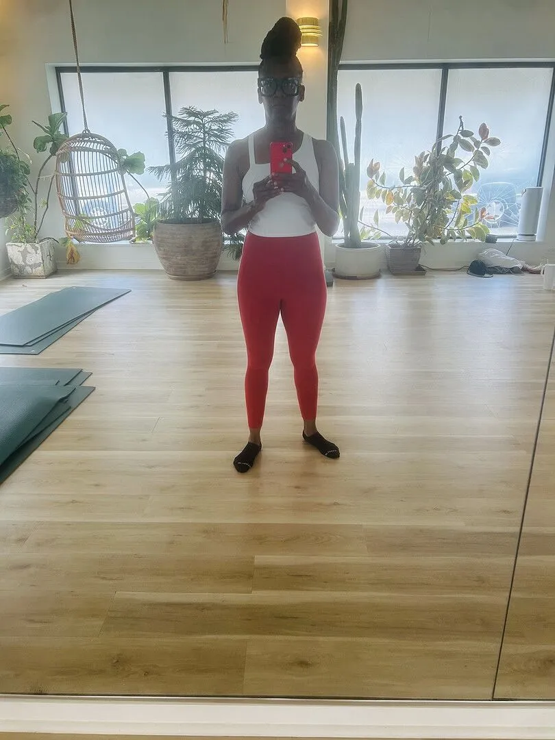 Beyond Yoga Spacedye Ready Midi Legging Silver Mist ljusgrå