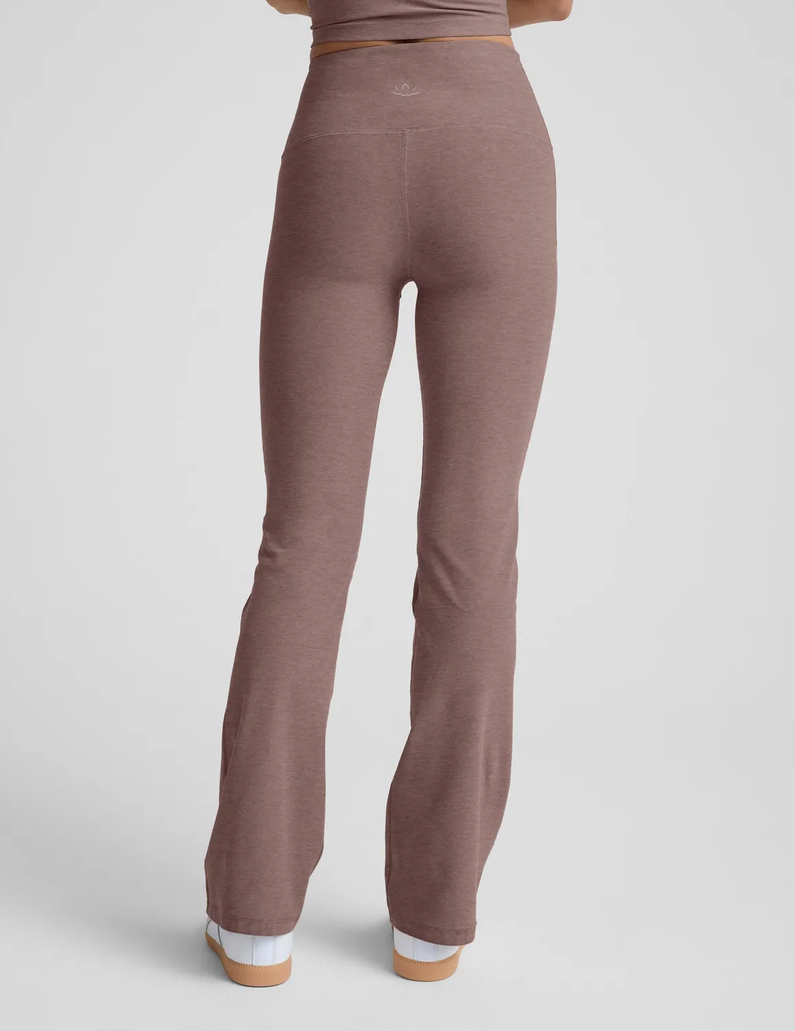 Beyond Yoga Spacedye High Waisted Practice Pocket Bootcut 31" chai