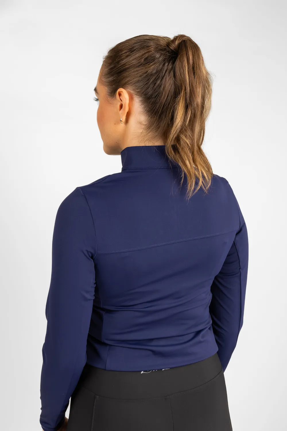 ZacZess Hagen Blue Top ridtröja blå dragkedja