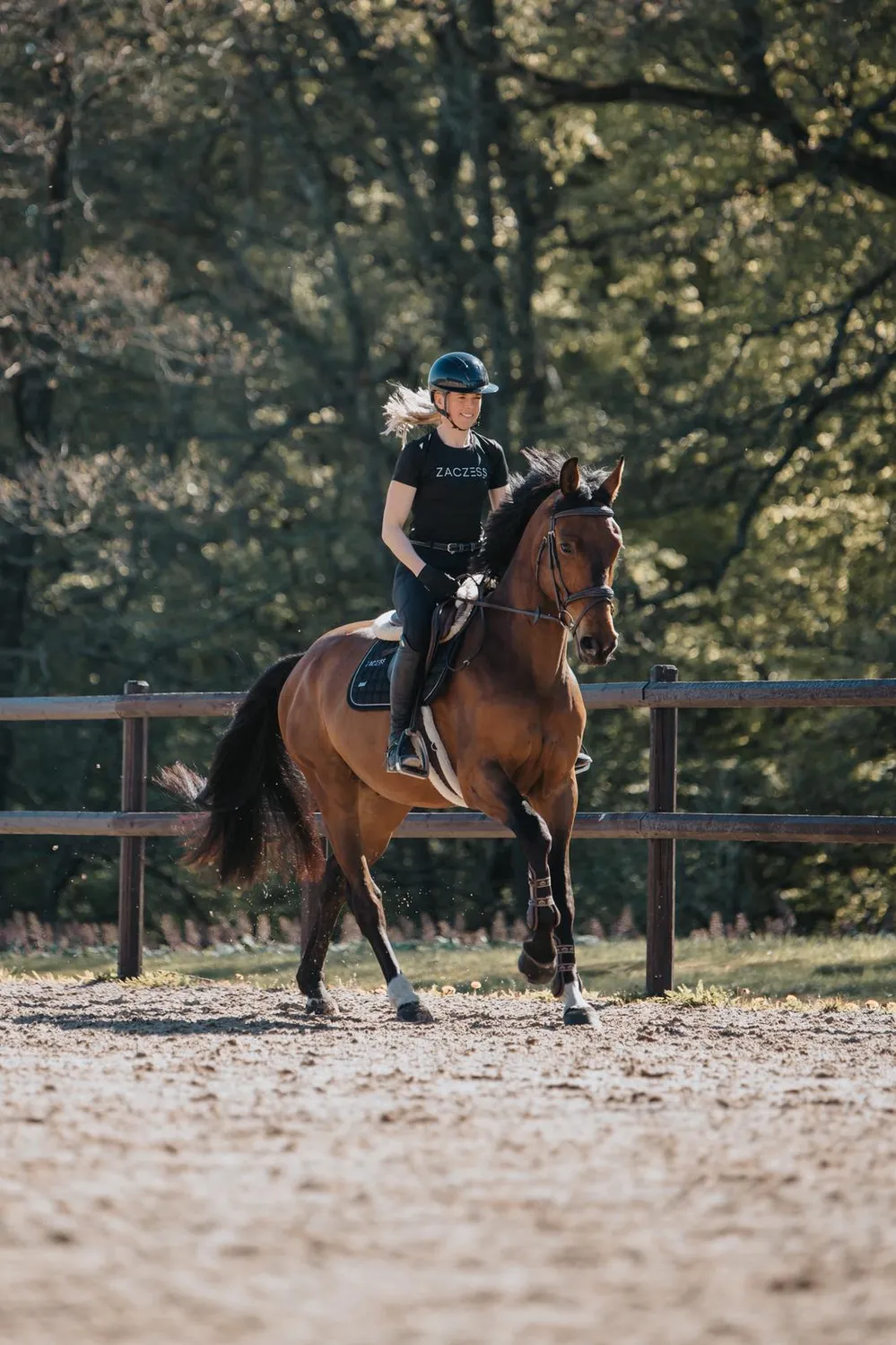 ZacZess Bombay Soft ridbyxor svart med mobilfickor stretch