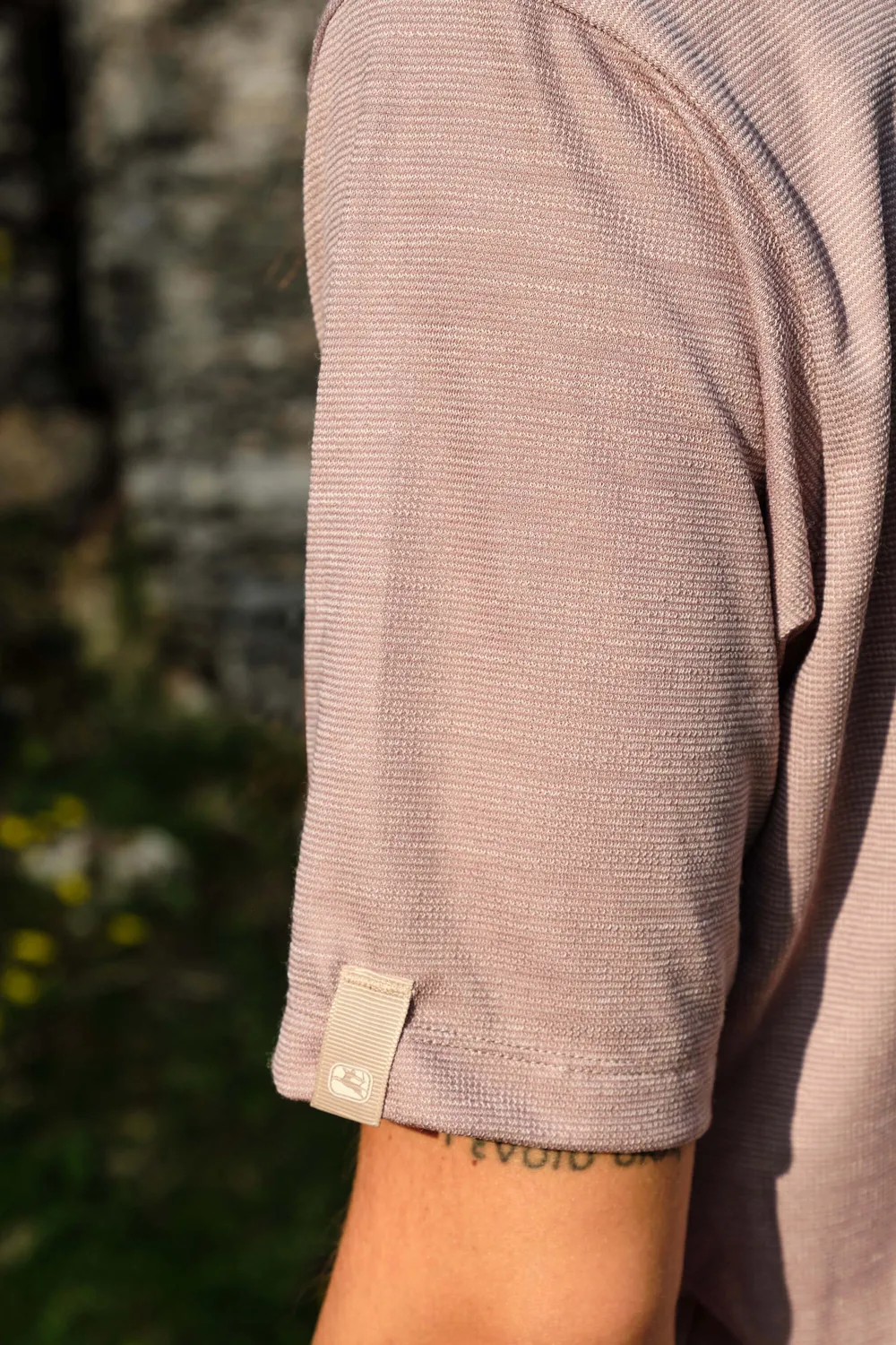 Giordana Beyond Gravel Wool Tee cykeltröja Moonrock ull