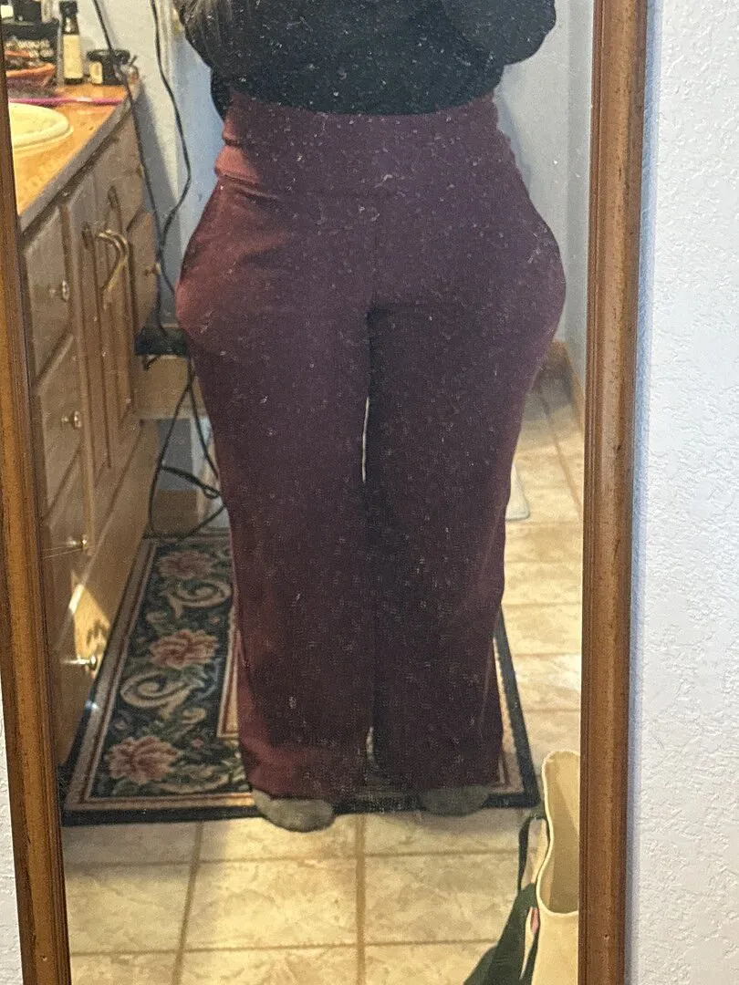 Beyond Yoga Spacedye Laid Back Wide Leg Pant 29" träningsbyxor Burgundy vida