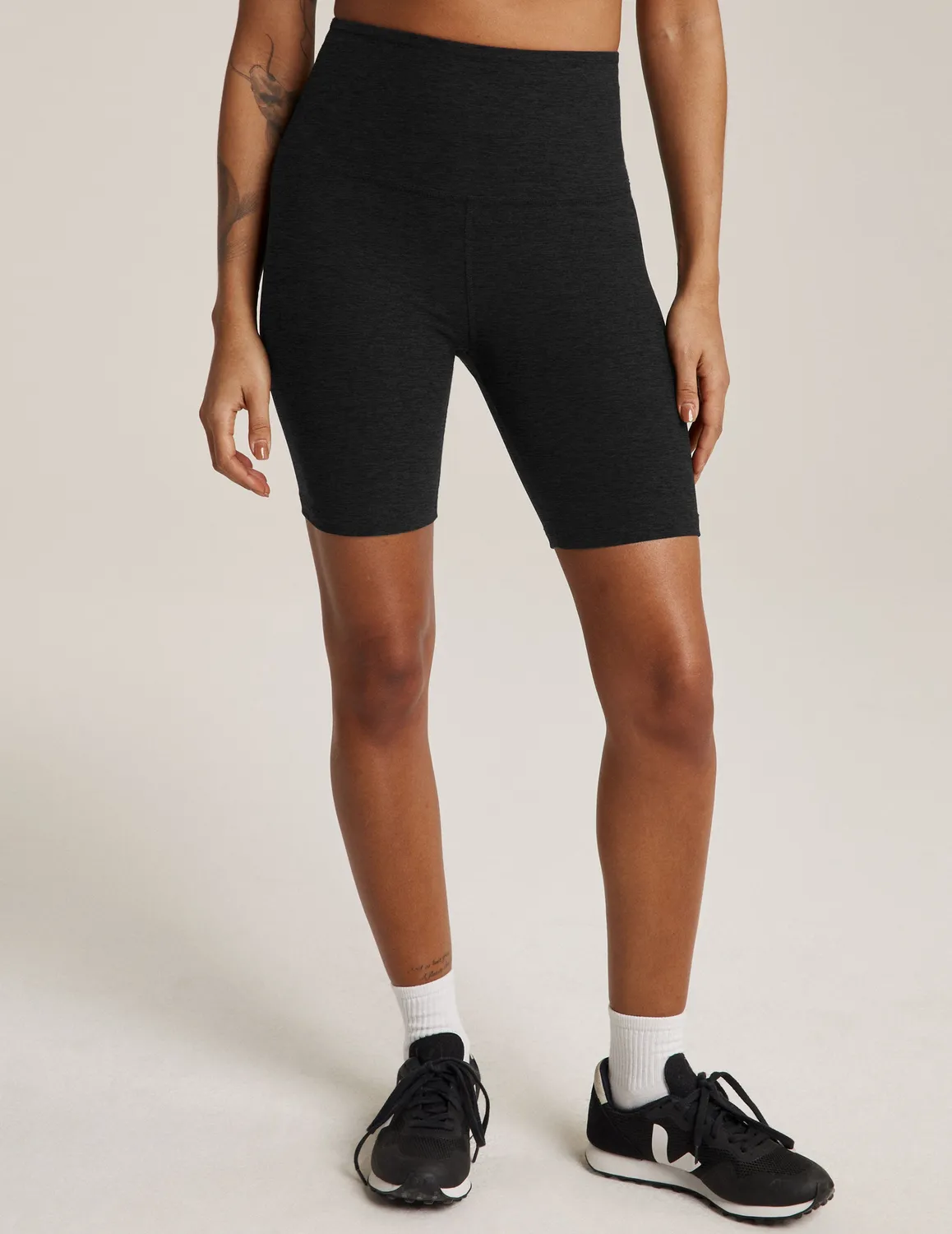Beyond Yoga Spacedye Keep Pace 7 träningsshorts darkest night