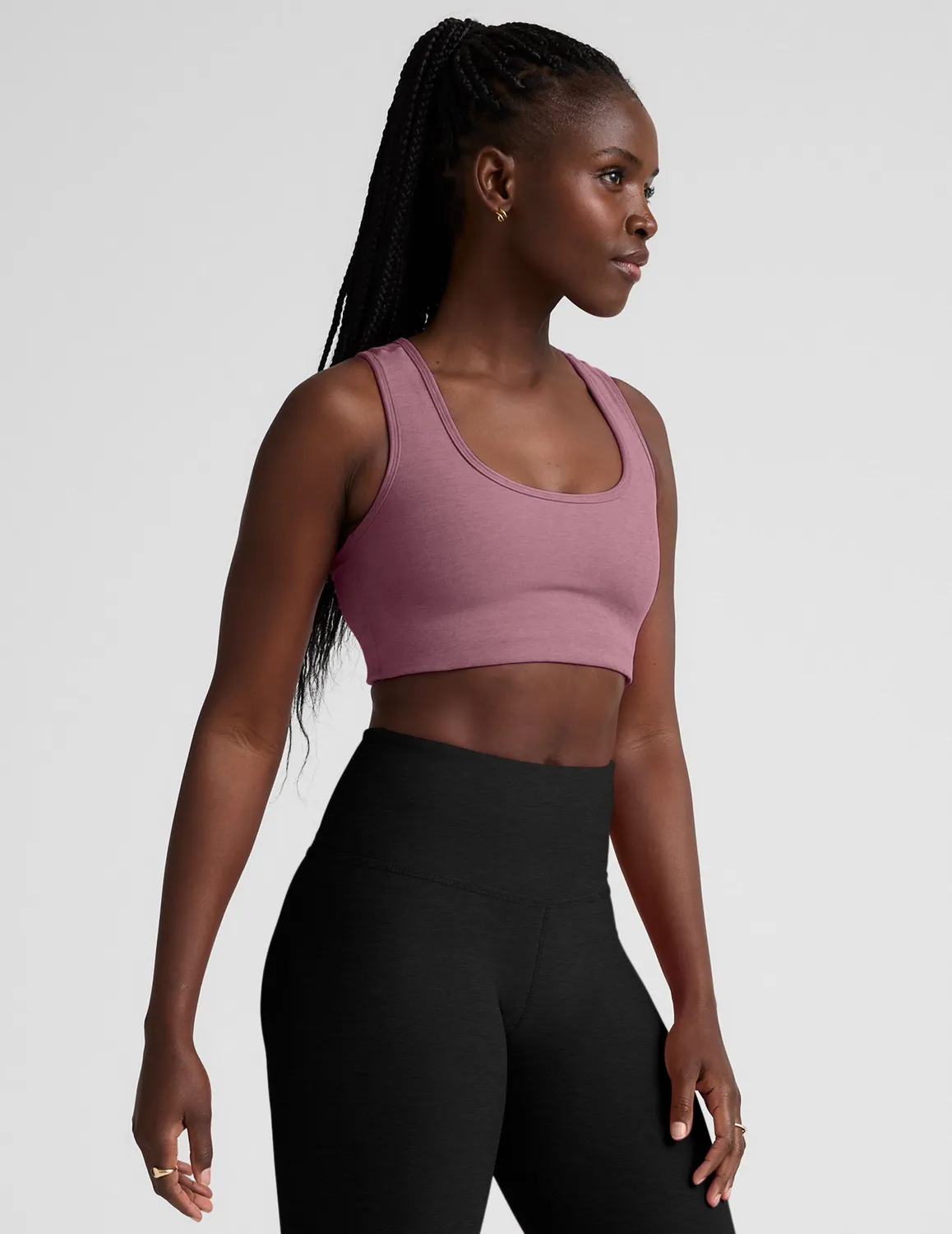 Beyond Yoga Spacedye Simplicity Bra sport-bh Ballet Pink