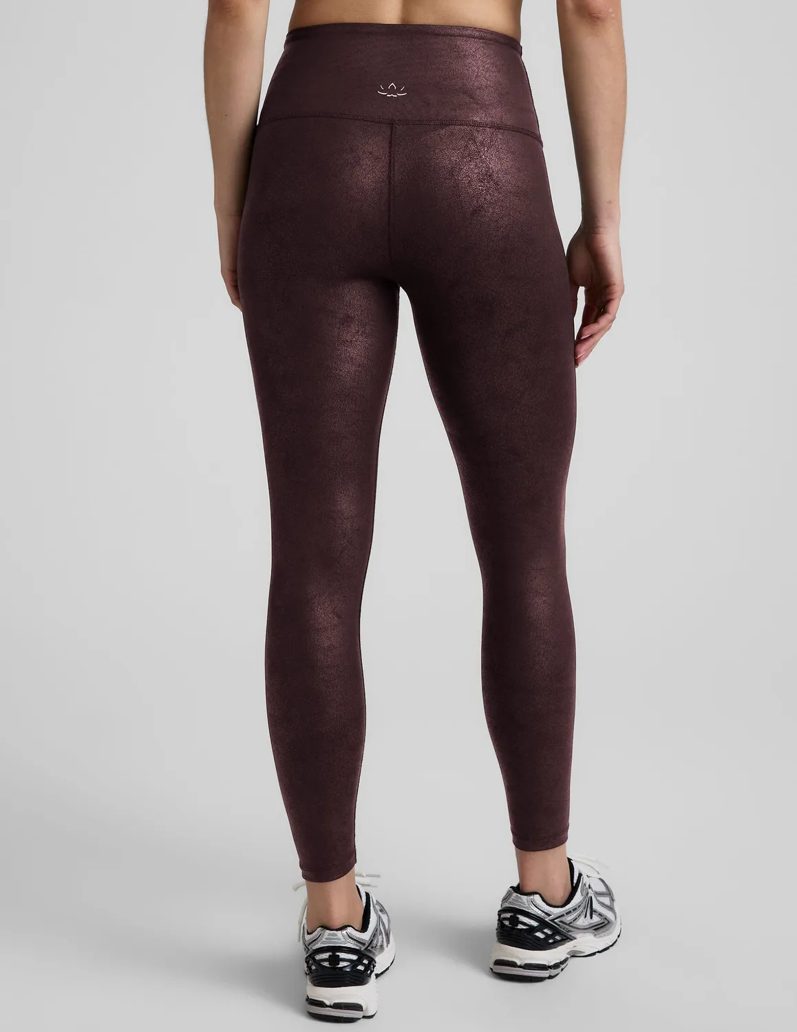 Beyond Yoga Leatherette Midi leggings Cherry high waist