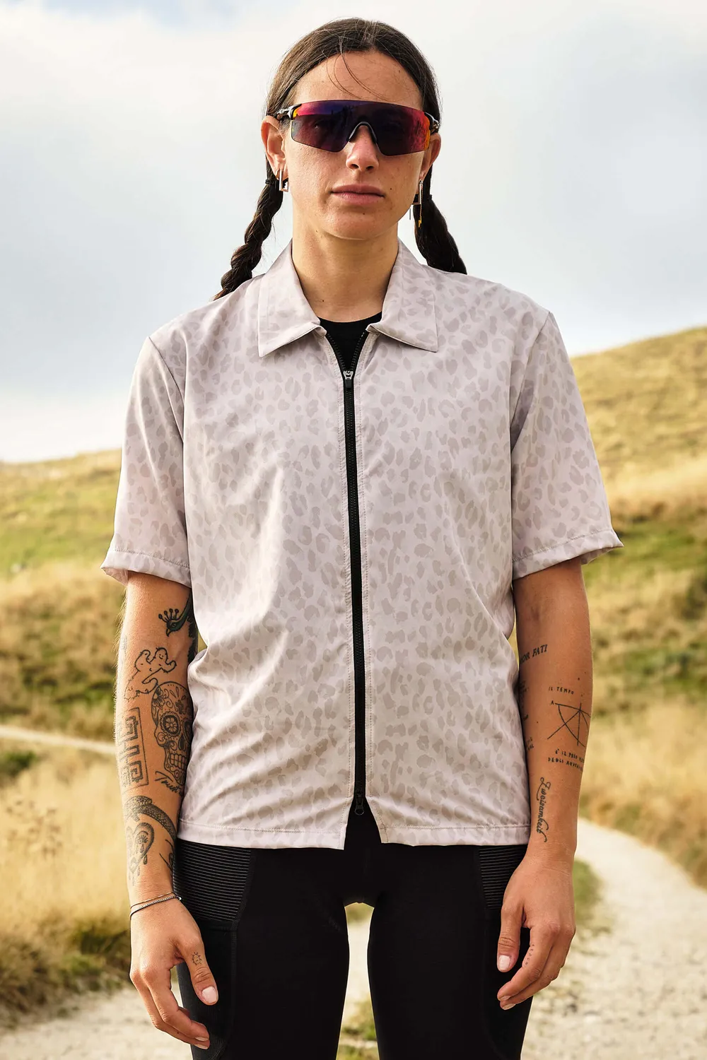 Giordana Beyond Gravel Soave Zip Up Shirt cykeltröja unisex