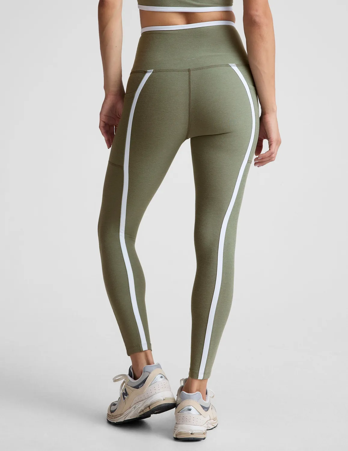 Beyond Yoga Spacedye New Moves High Waisted leggings Grey Sage fickor