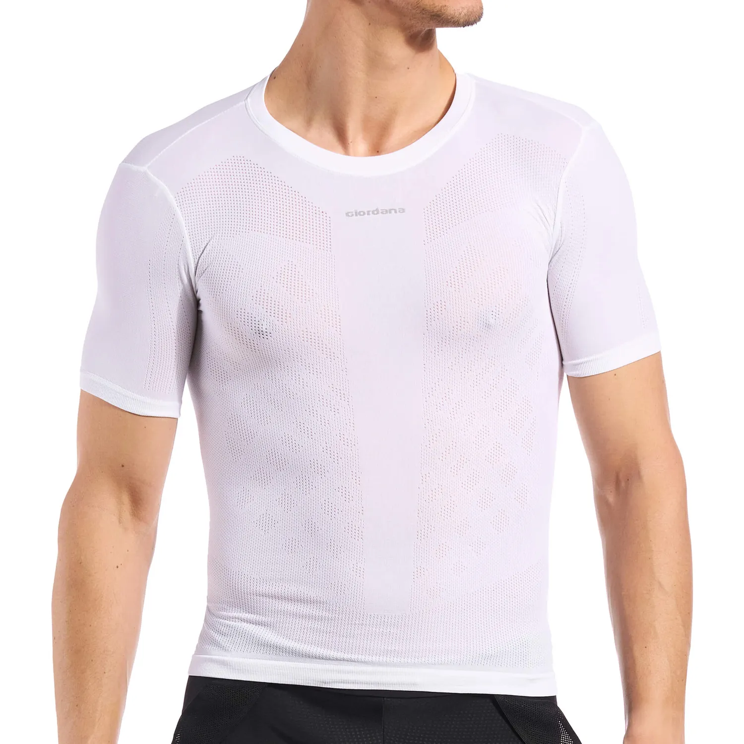 Giordana Lightweight baslager kort ärm svart Dryarn