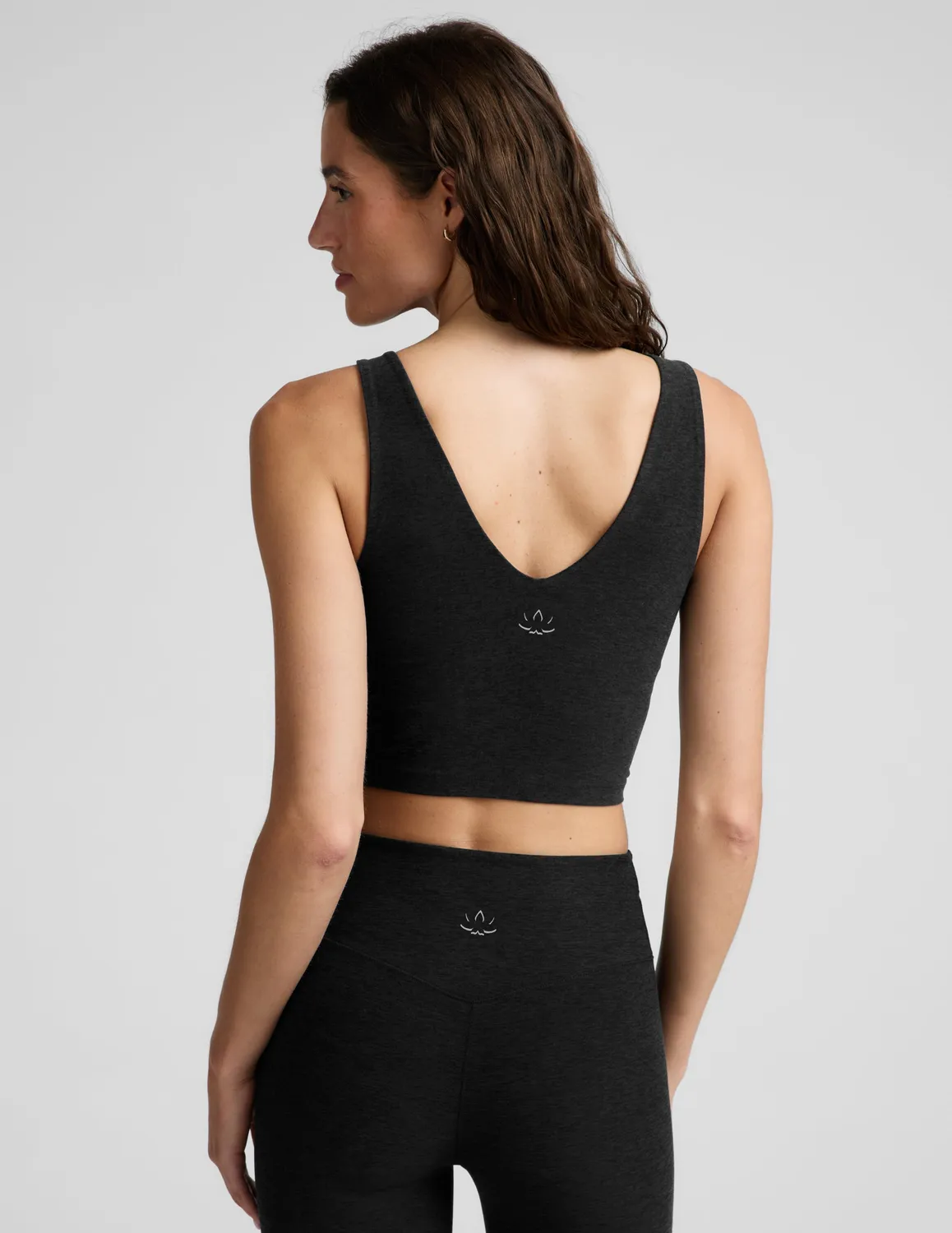 Beyond Yoga Spacedye Good Day Cropped Tank croptopp Darkest Night