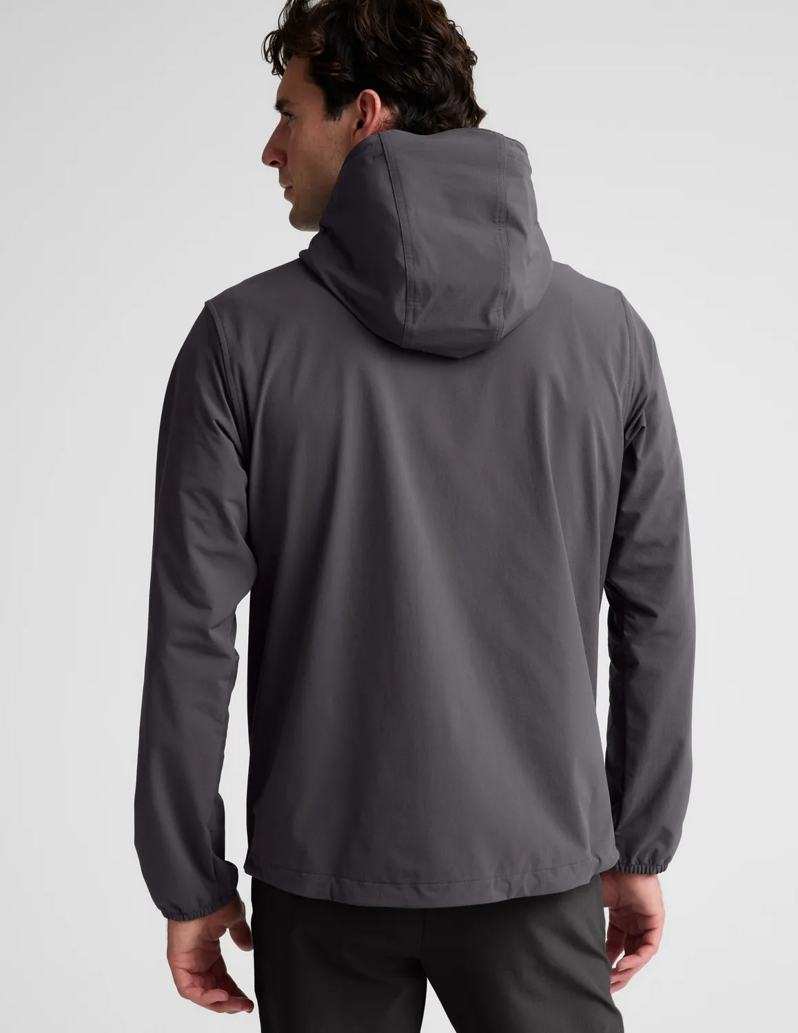 Beyond Yoga AirLite Hooded Full Zip jacka svart