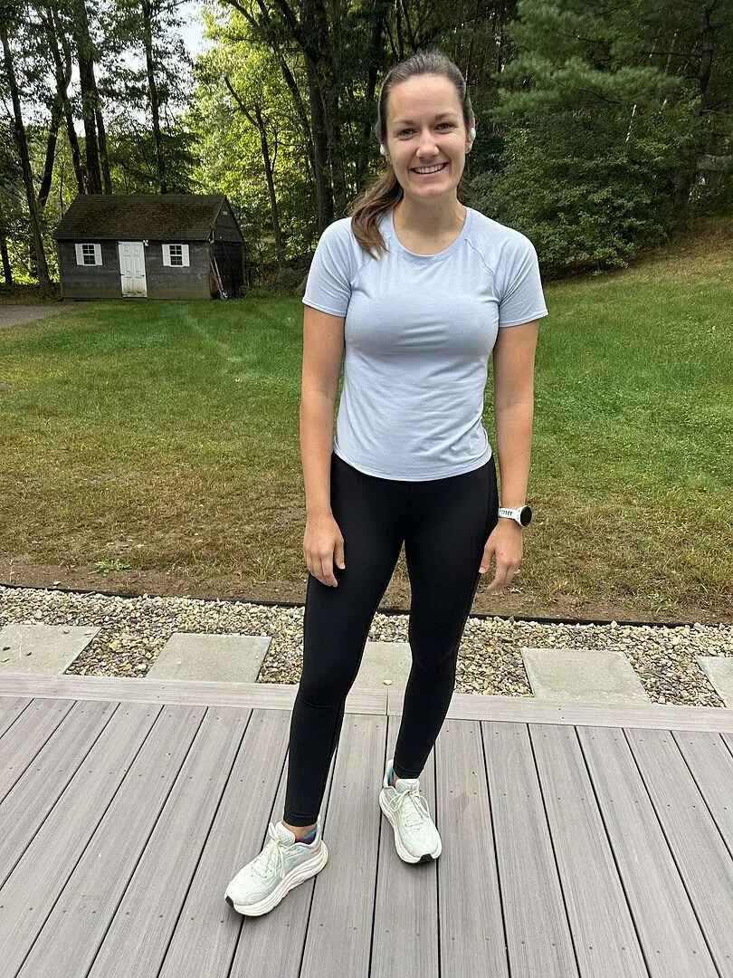 Beyond Yoga Breezeweight Active Short Sleeve Tee t-shirt Periwinkle sval