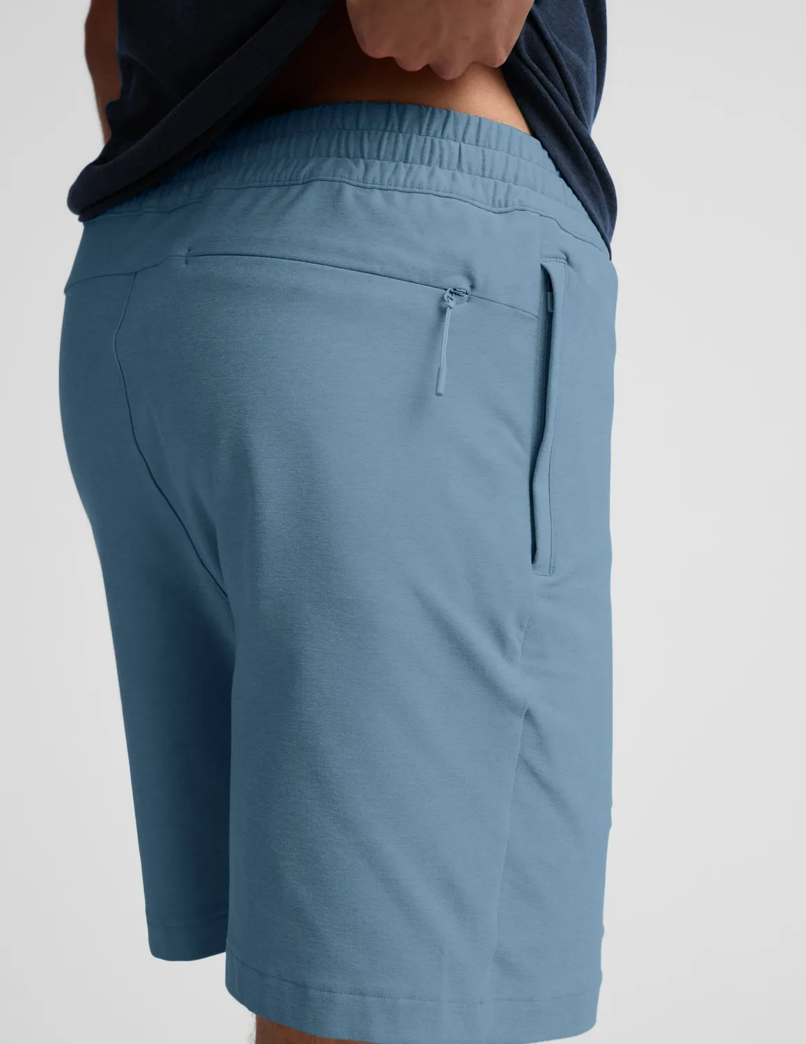 Beyond Yoga Spacedye Unlimited shorts Harbor Blue Heather 7 tum