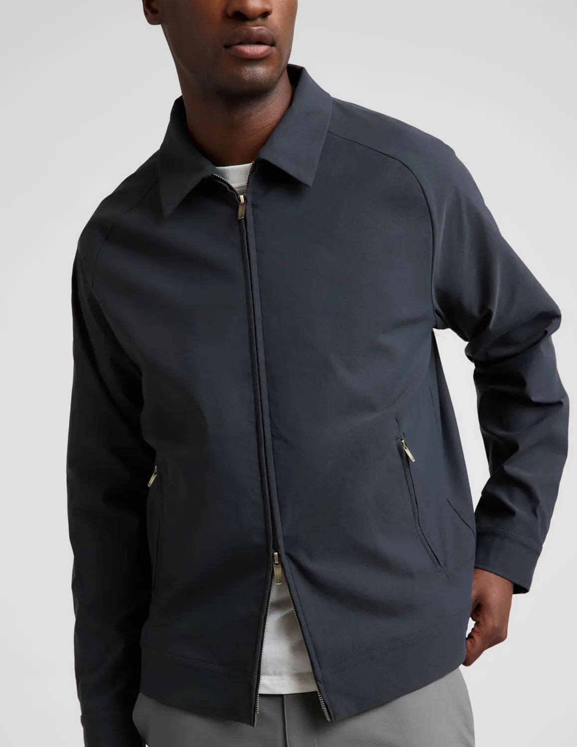 Beyond Yoga Canyon Chino Men's Jacket jacka Nocturnal Navy