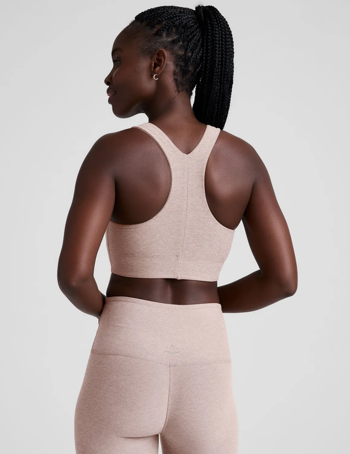 Beyond Yoga Spacedye Simplicity Long Line Bra 2.0 sporttopp Chai