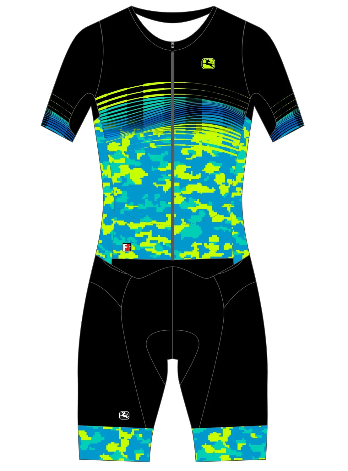 Giordana FR-C Pro Tri Doppio triathlondräkt dam blå