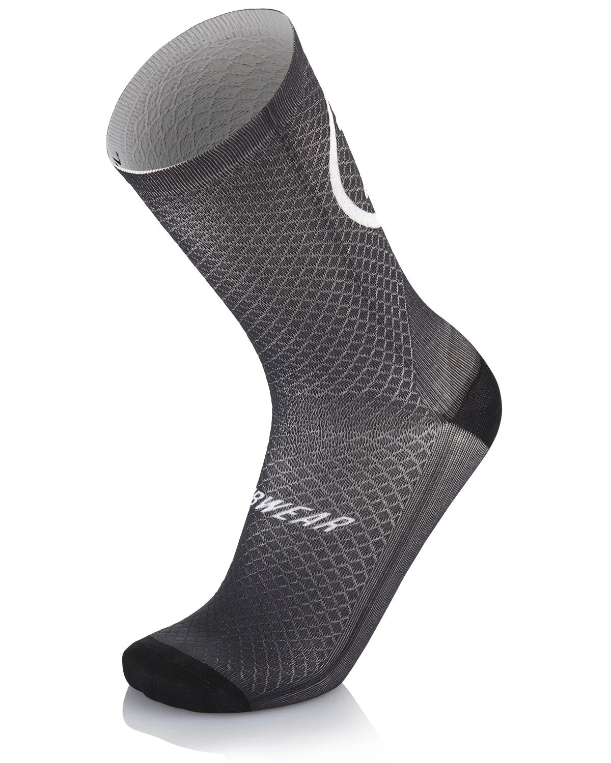 MB Wear Smile Fun Smile Evo cykelstrumpor grå S-M ventilerande