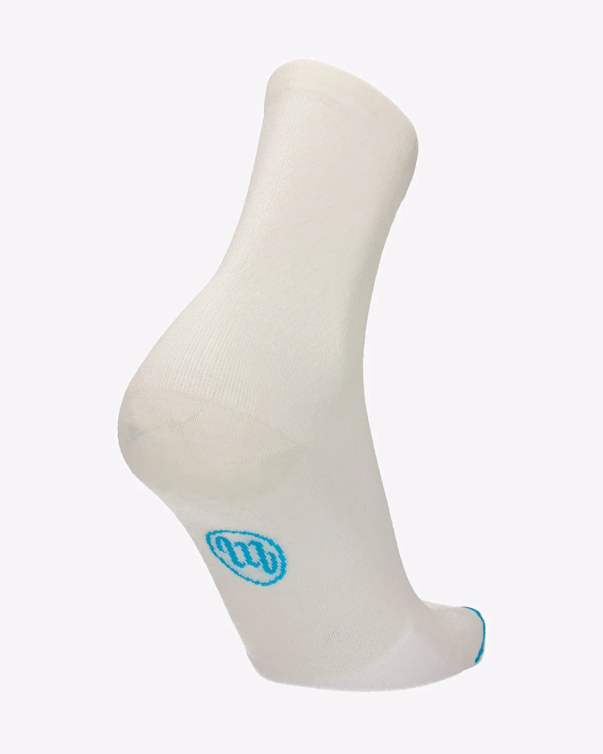 MB Wear Thor Bianco cykelstrumpor vit vadderade