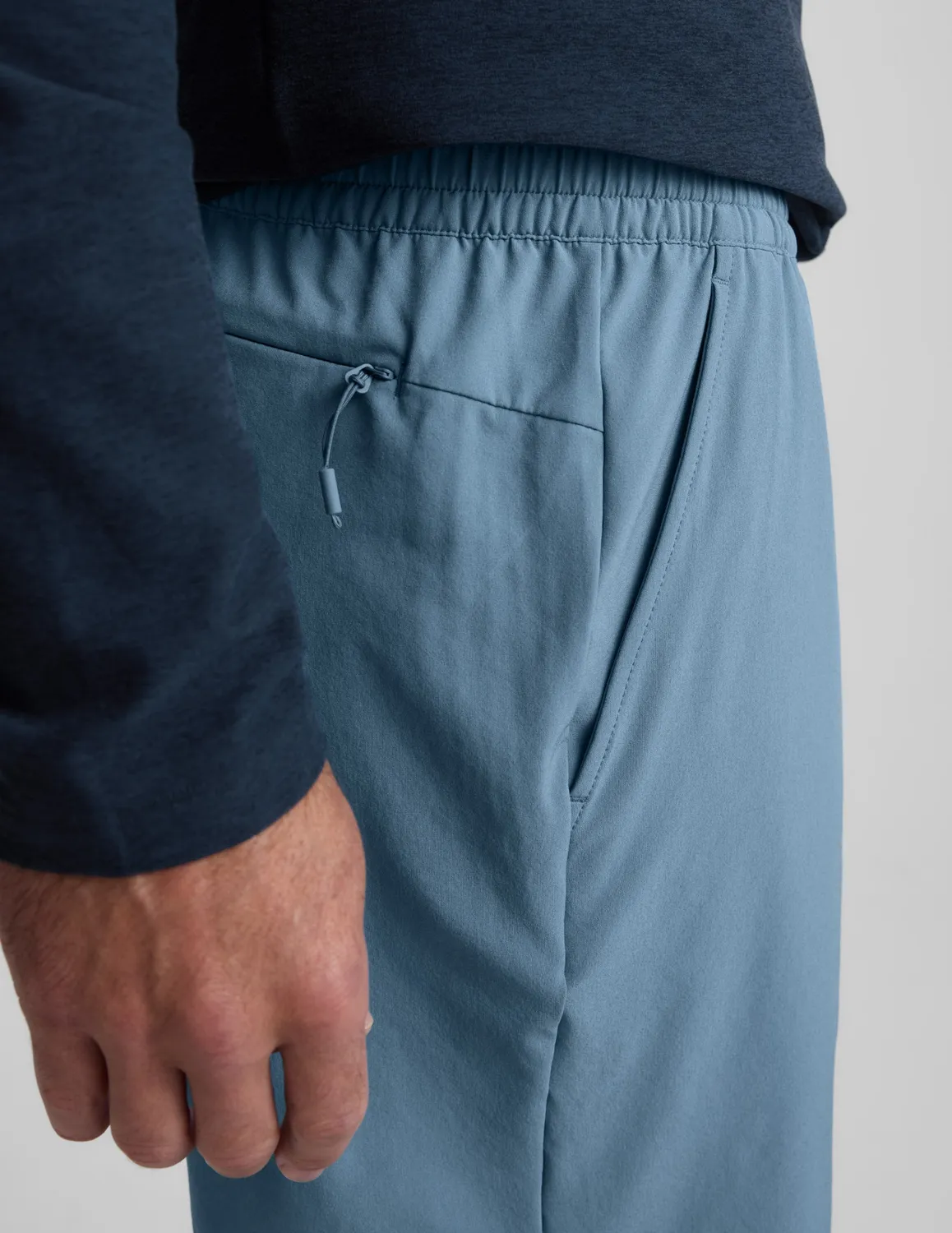 Beyond Yoga Pivotal 2.0 Men's Short 7" träningsshorts Harbor Blue ofodrad