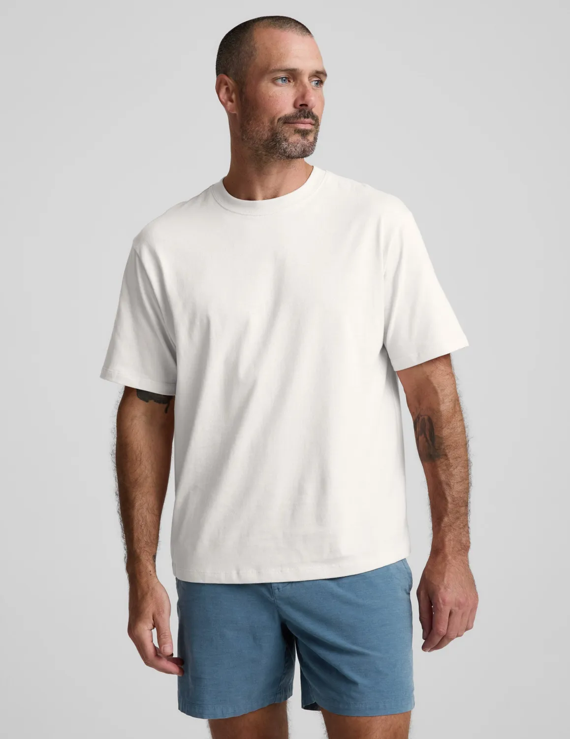 Beyond Yoga SoftKnit Cotton Tee t-shirt Crisp White bomull