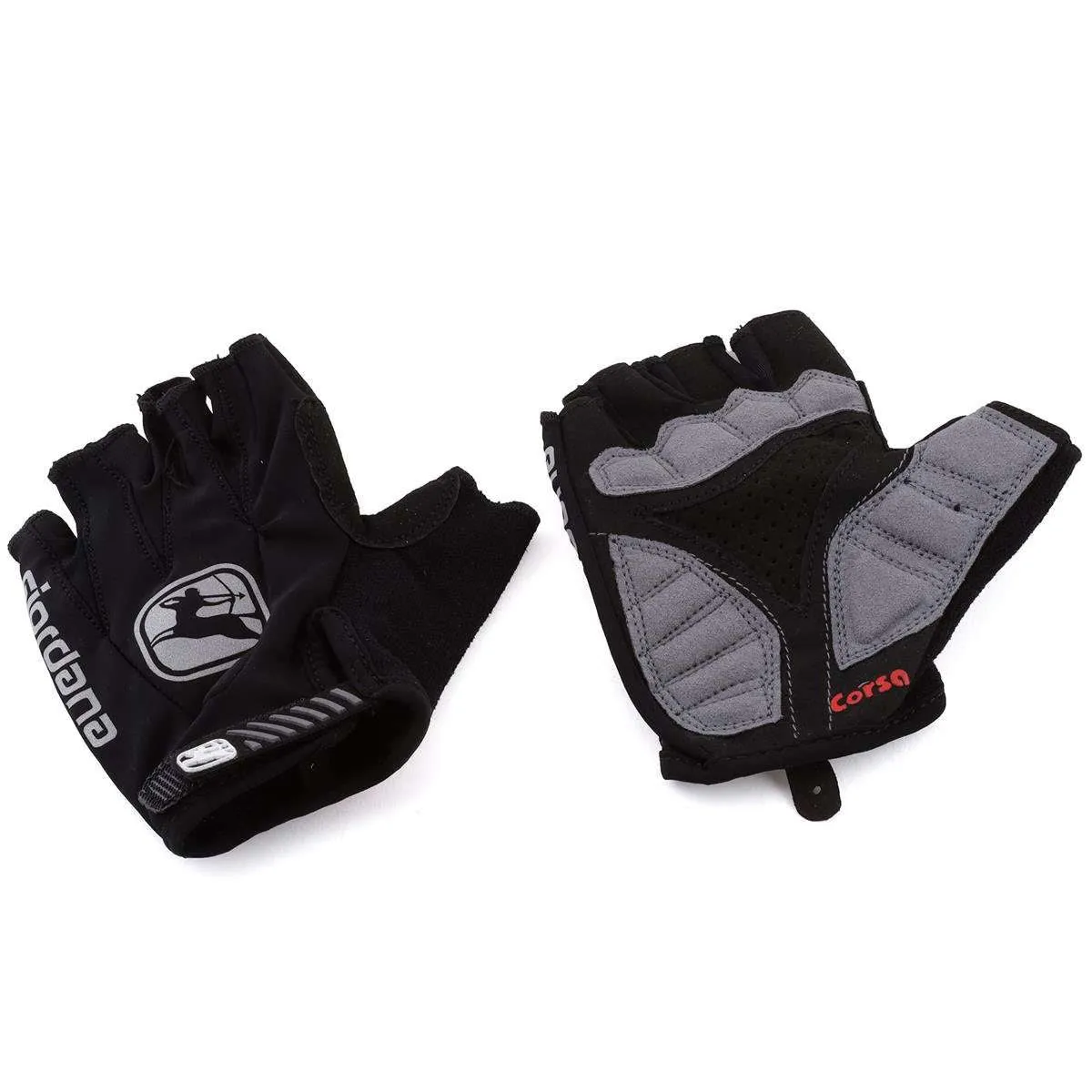 Giordana Corsa Glove cykelhandskar svart korta dam