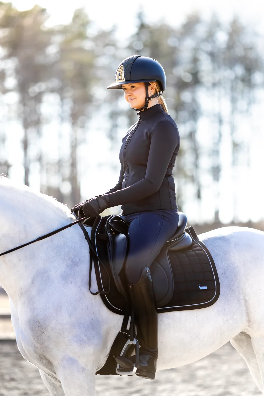 ZacZess Oliva Zip funktionströja ridning dragkedjefickor