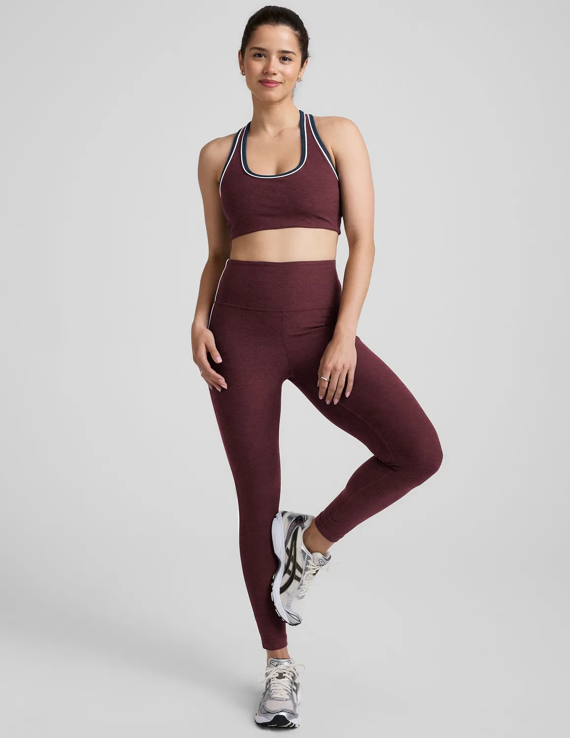Beyond Yoga Spacedye Ready Bra träningsbh Midnight Burgundy