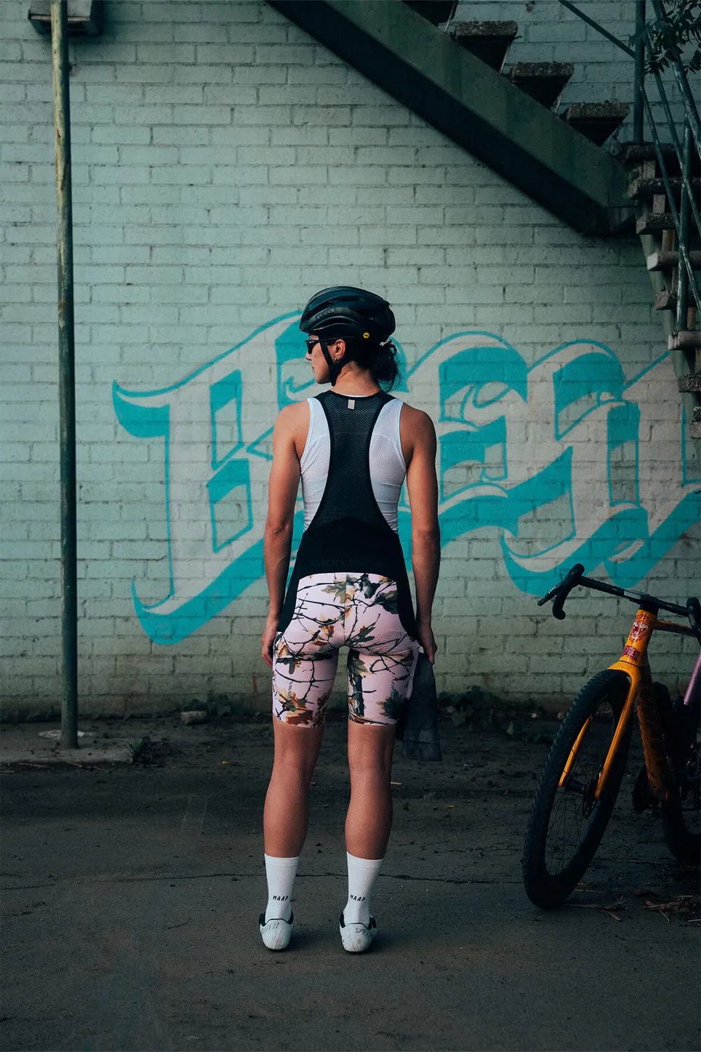 Giordana Beyond Gravel bibshorts dam rosa camo Cordura