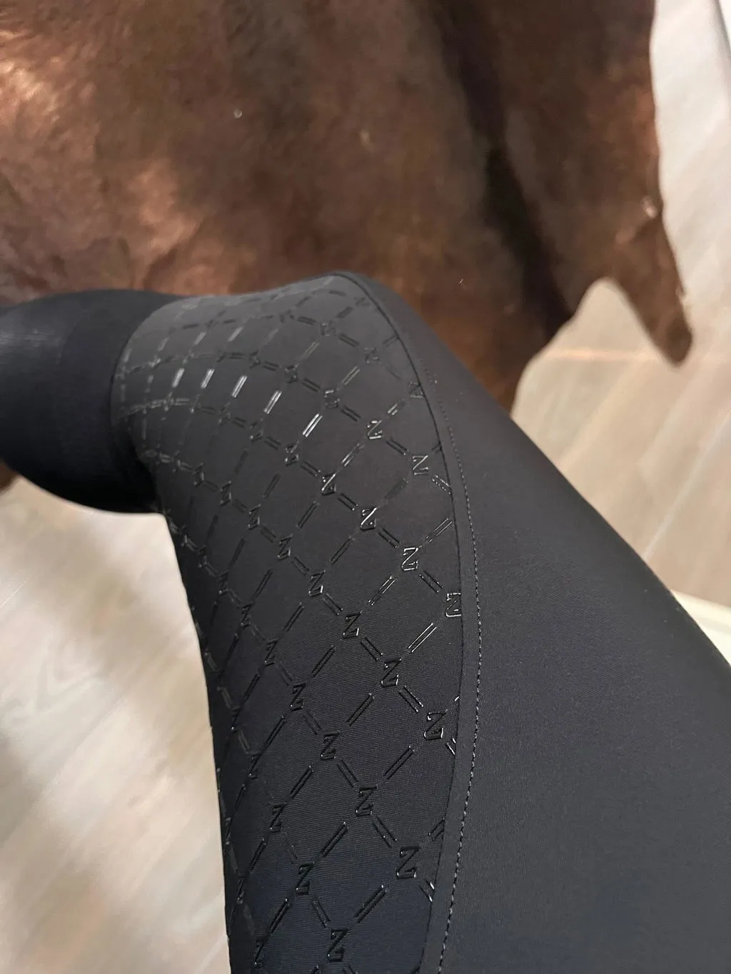 ZacZess Ohio Black ridleggings plus stora storlekar