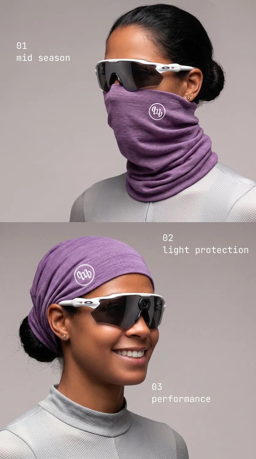 MB Wear Neck Warmer Mid halsvärmare svart ull