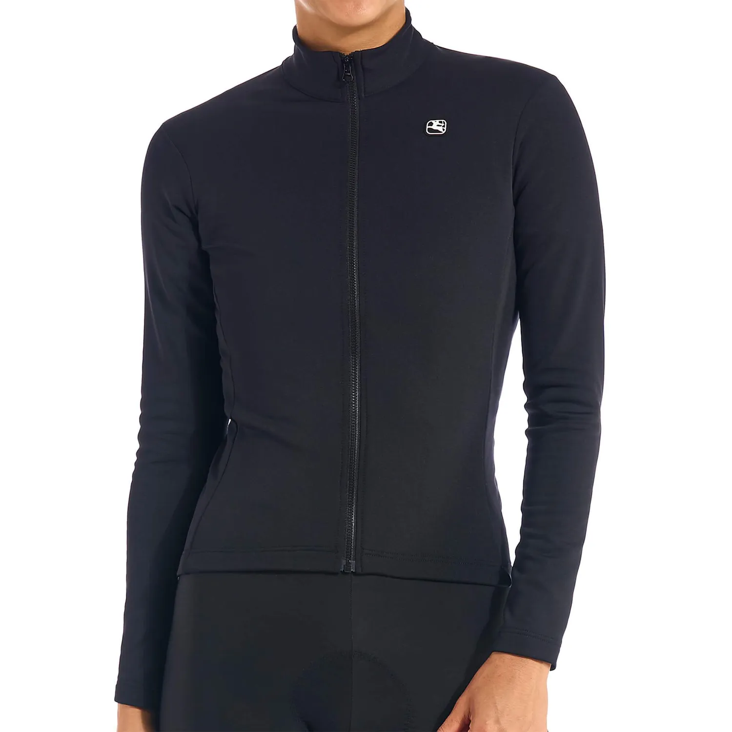 Giordana SilverLine Thermal cykeltröja svart fleece