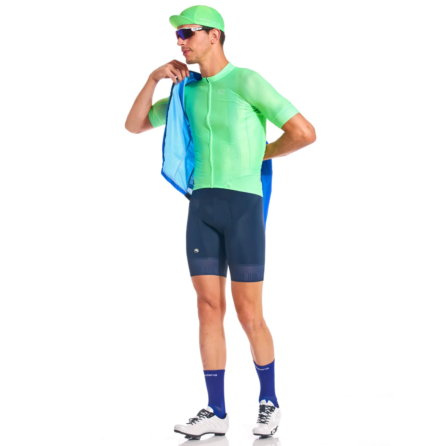 Giordana FR-C Tall Neon cykelstrumpor neongul hög