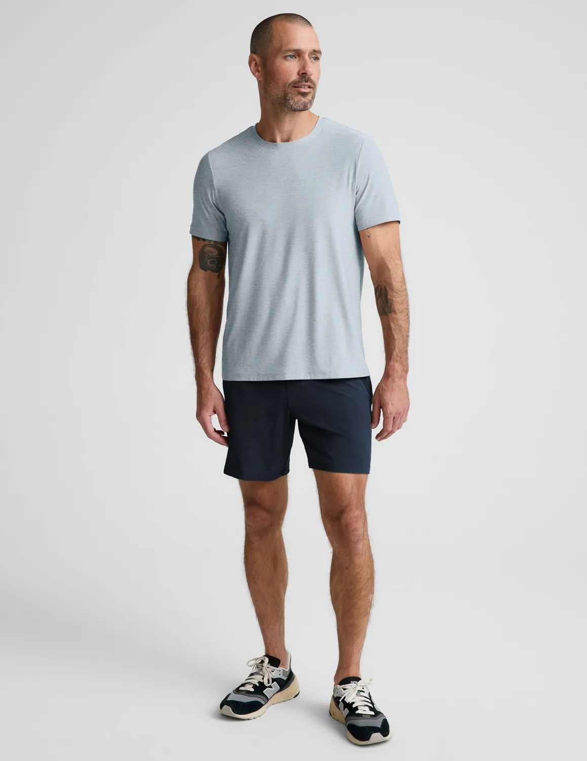 Always Beyond Men's Crew Tee 2.0 t-shirt Cloud Drift ljus