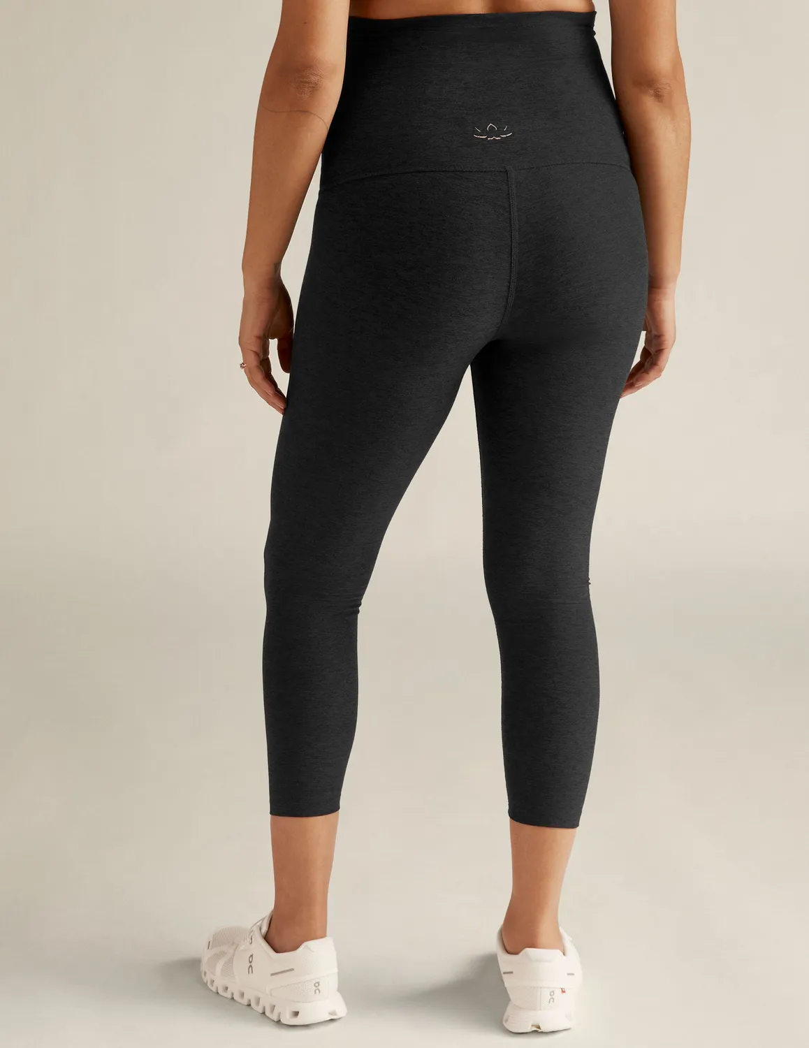 Beyond Yoga Spacedye Love The Bump gravidleggings Darkest Night