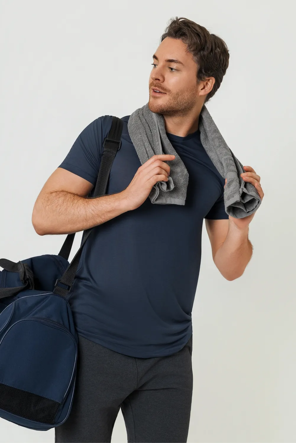 Tripulse AER t-shirt herr Eucalyptus Green naturfiber