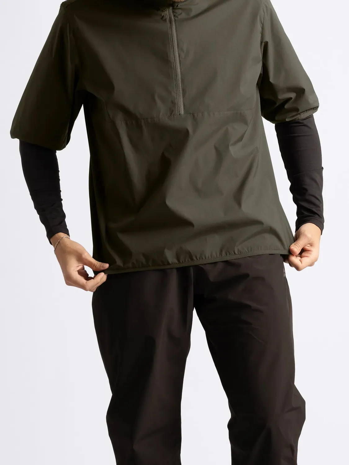 Cross Sportswear Pine windbreaker mörkgrön M kortärm