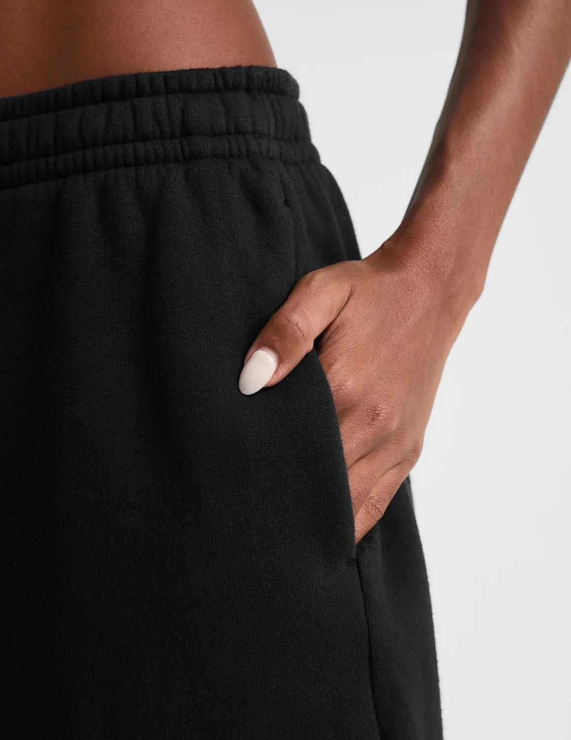 Beyond Yoga LuxeFleece 2.0 Barrel mjukisbyxor Black svart