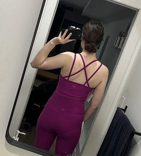 Beyond Yoga Spacedye Get Across Tank träningslinne Dusty Forest Heather