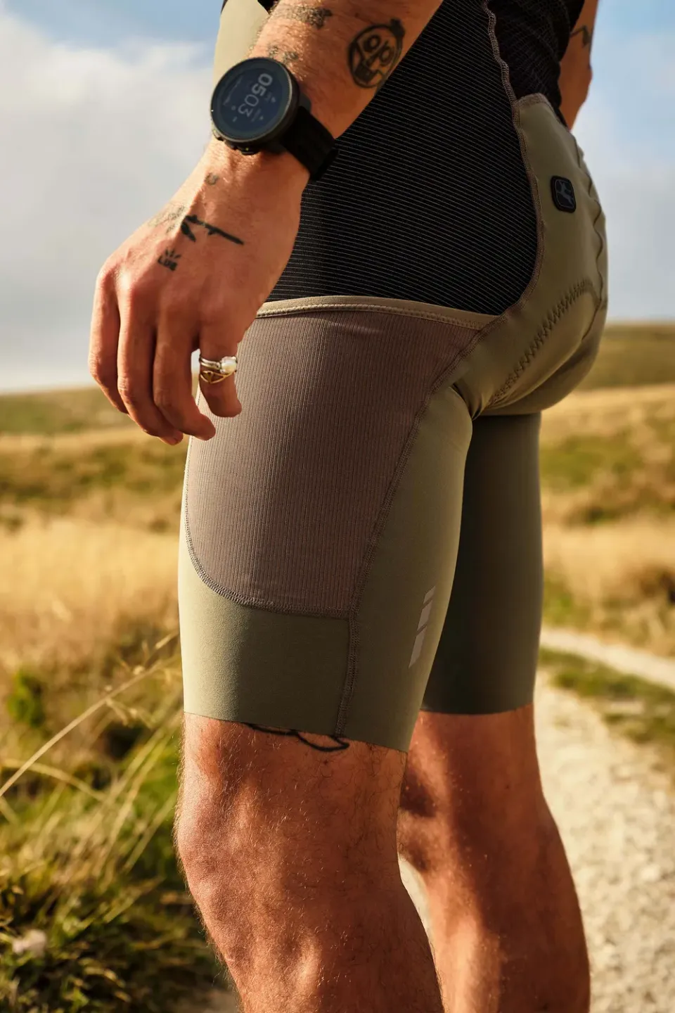 Giordana Beyond Gravel Cargo Bib Short svart slitstark