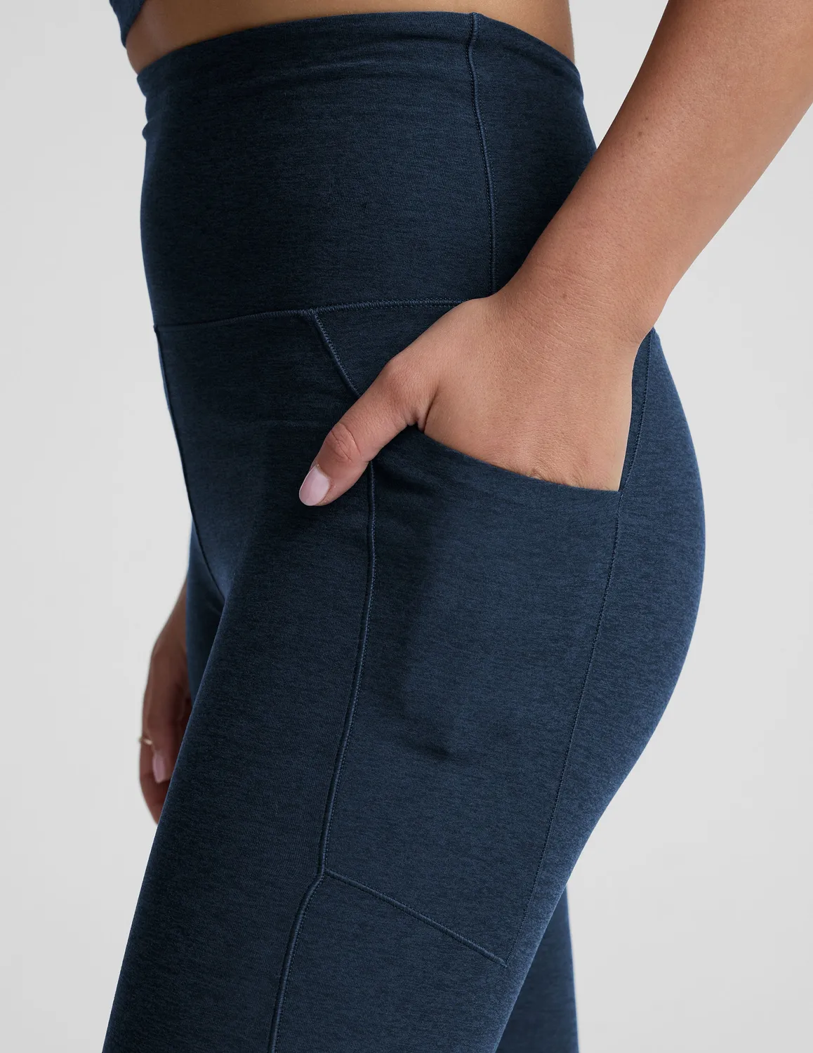 Beyond Yoga Spacedye Be Free Pocket leggings Nocturnal Navy fickor
