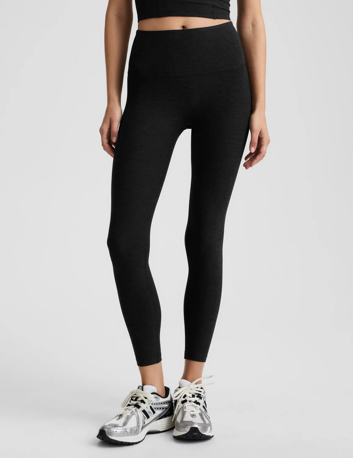 Beyond Yoga Spacedye No Front Seam Midi leggings svart