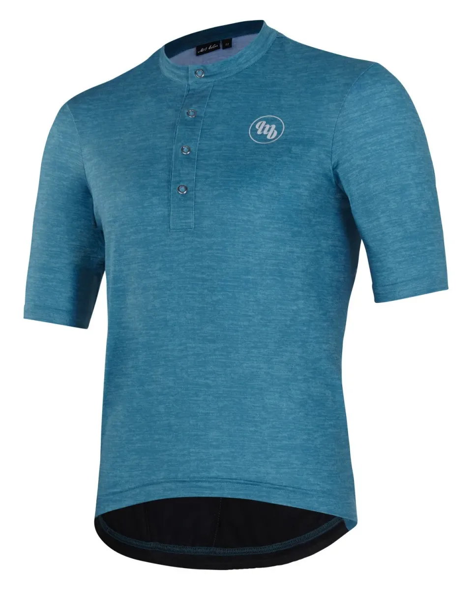 MB Wear Gravel Allday Petrol cykeltröja – 4 knappar