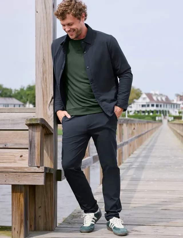 Beyond Yoga Element Chino 30 byxor Nocturnal Navy
