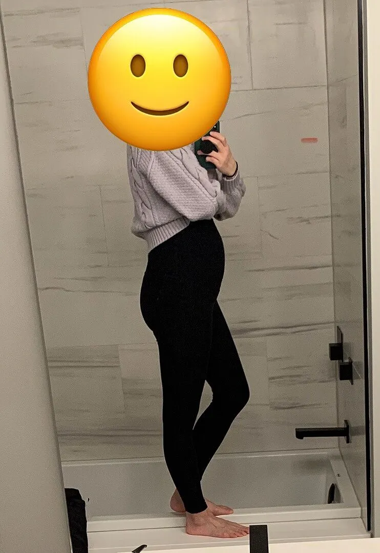 Beyond Yoga Spacedye Love the Bump mammaleggings Silver Mist midi