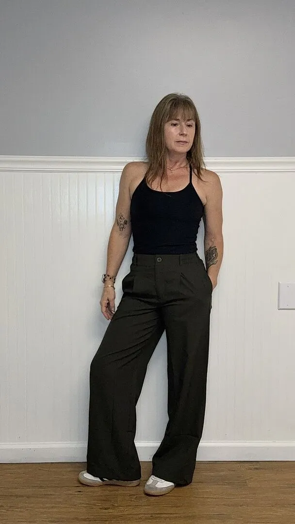 Beyond Yoga Status Wide Leg Trouser 31" byxor Soft Umber vida