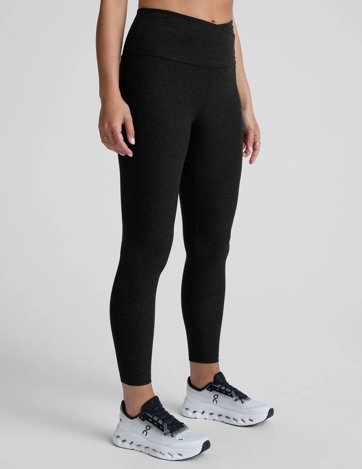Beyond Yoga Spacedye At Your Leisure tights Darkest Night