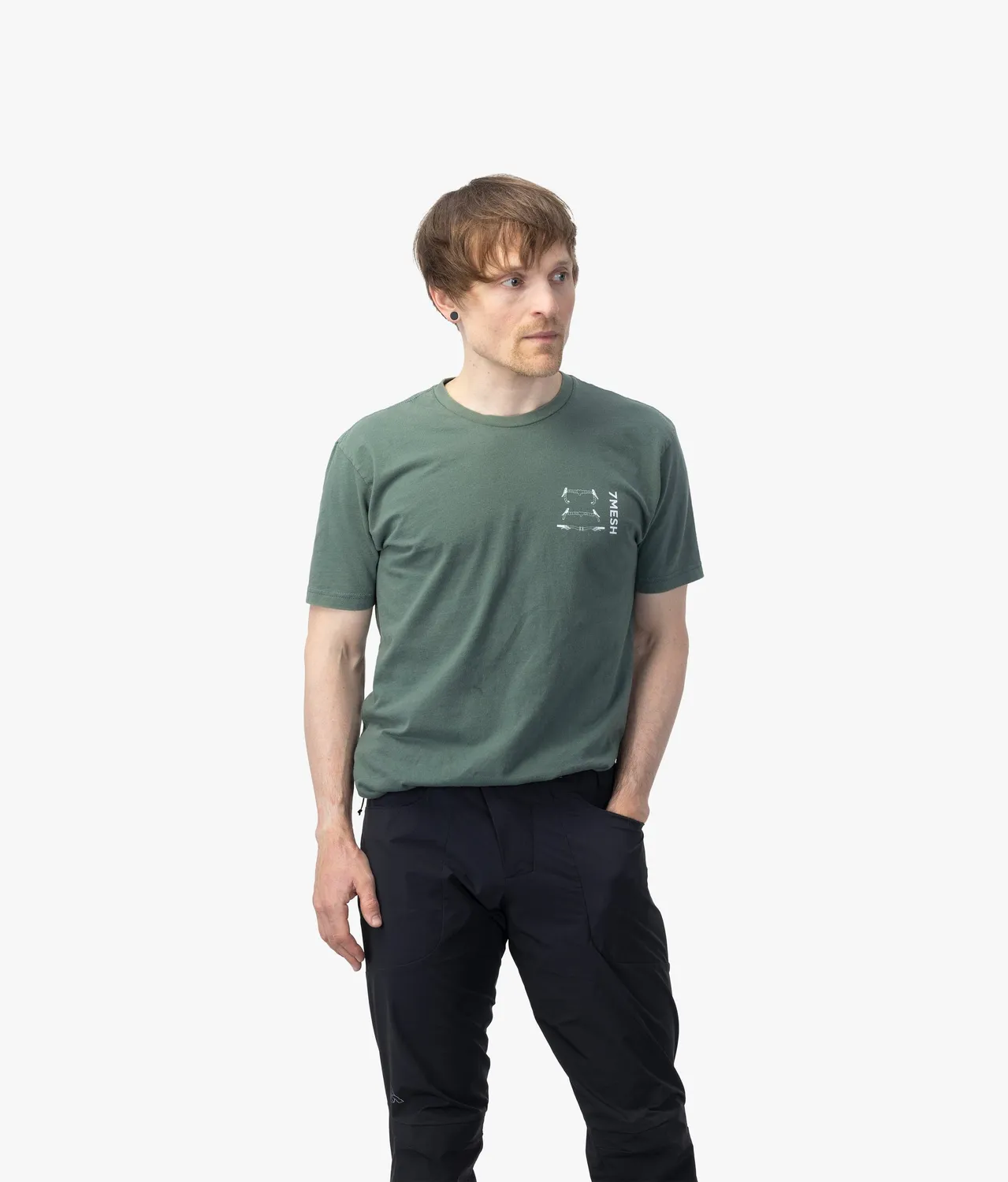 7Mesh Podium Tee t-shirt eukalyptus mjuk