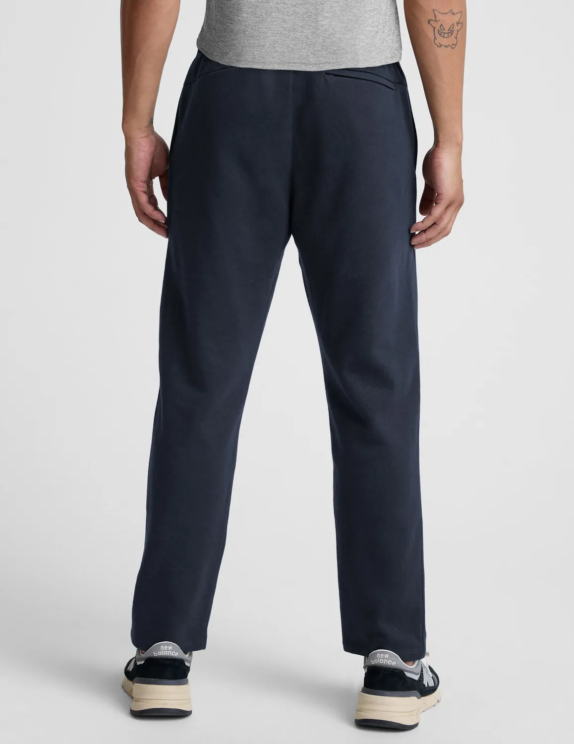 Beyond Yoga LuxeFleece Straight Leg Men's Pant mjukisbyxor Nocturnal Navy