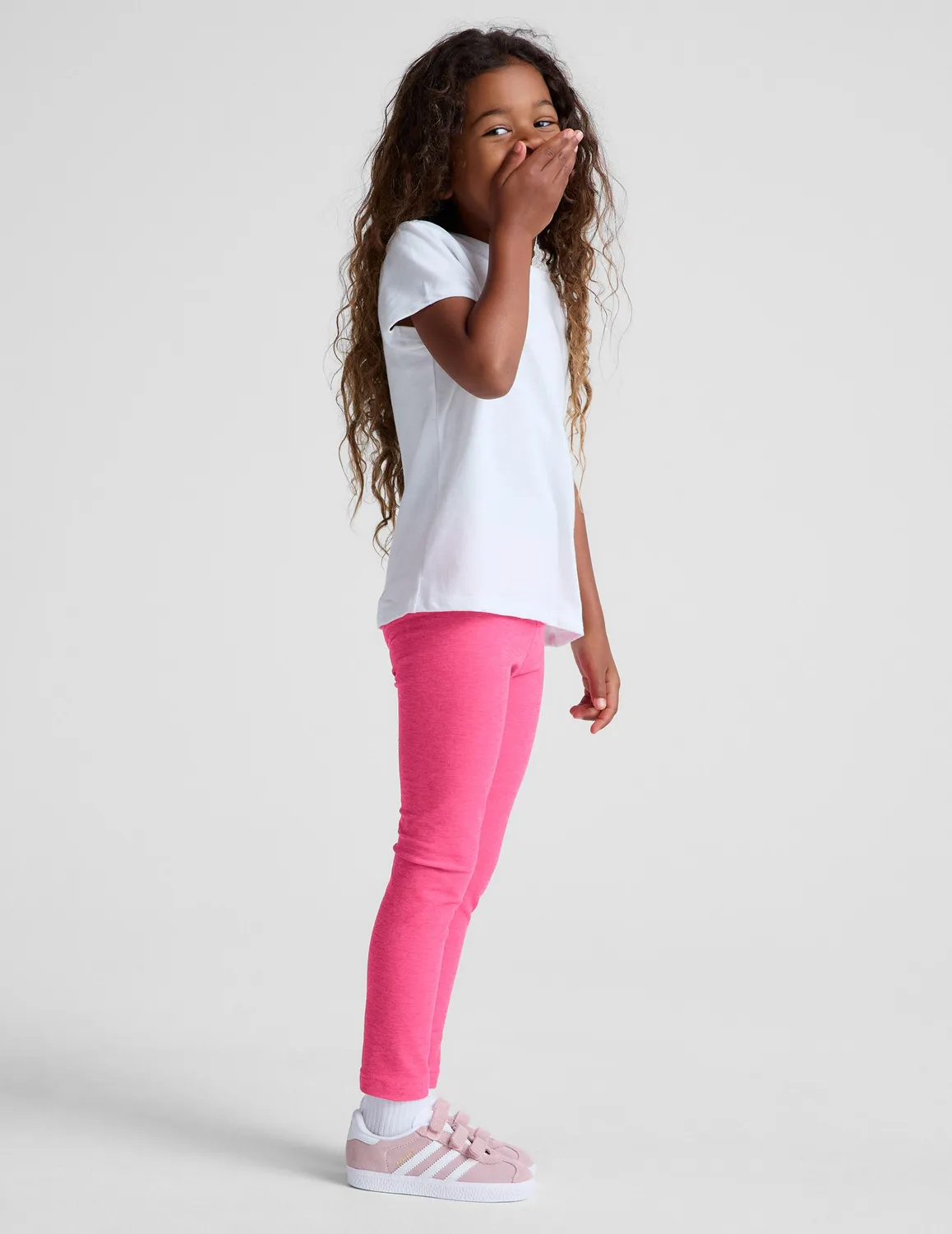 Beyond Yoga Spacedye Toddler Legging barntights Pink mjuk