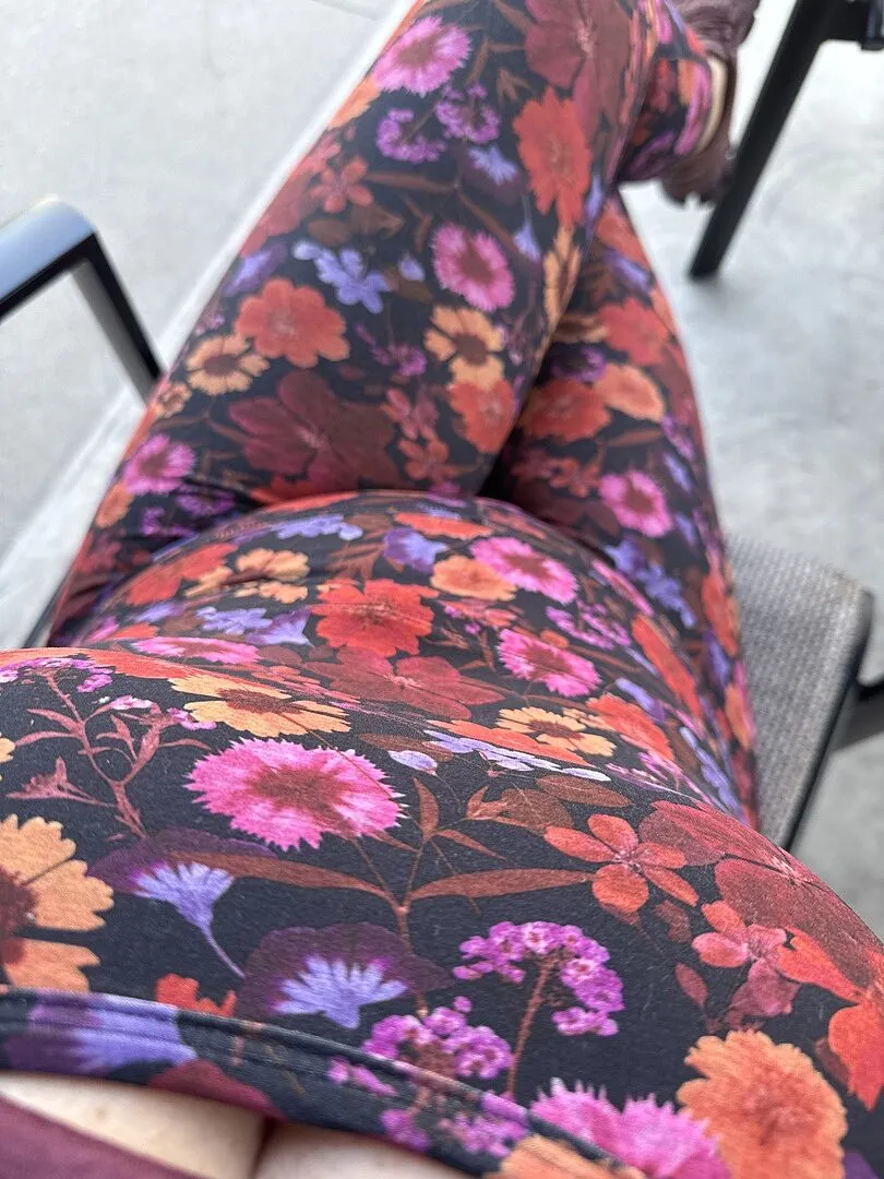 Beyond Yoga SoftMark Midi leggings Summer Bouquet blommig